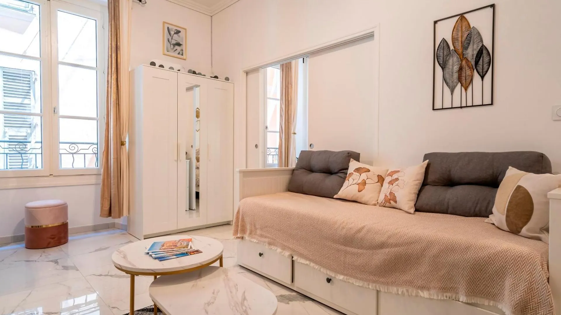 Apartment Splendide, Refait A Neuf, Climatise, Plage A 1Mn- 